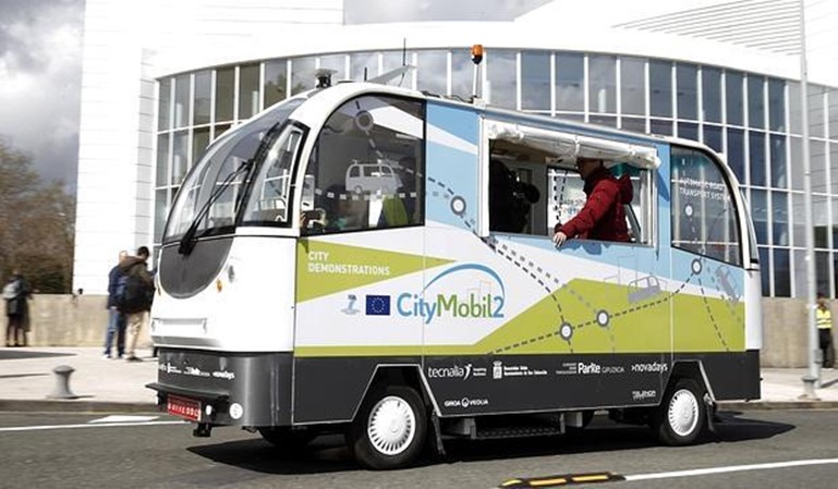 Autobuses sin conductor en San Sebastián