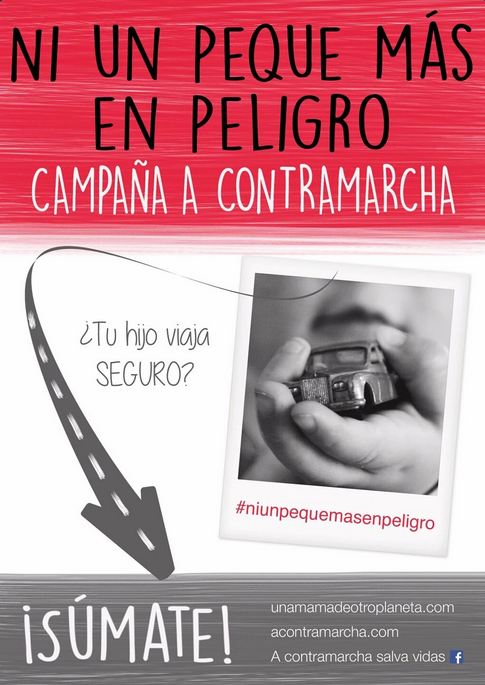Los peques, mejor a contramarcha