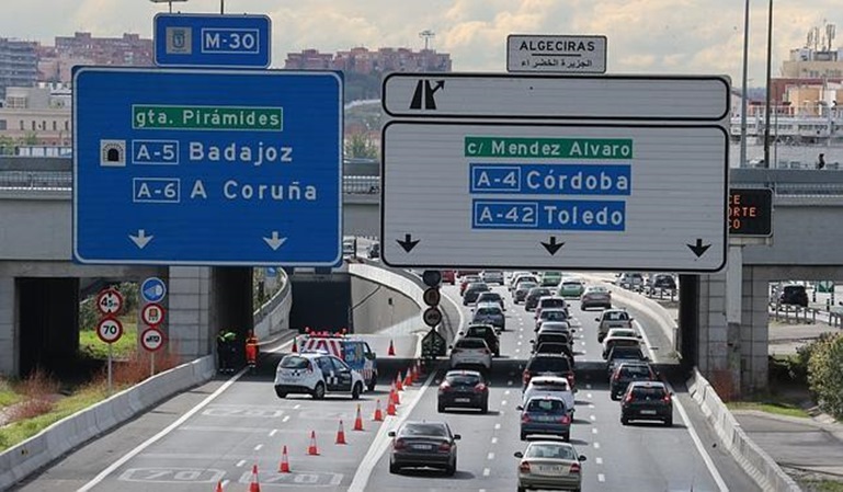 Madrid: cortes en la A-5 (Carretera de Extremadura)