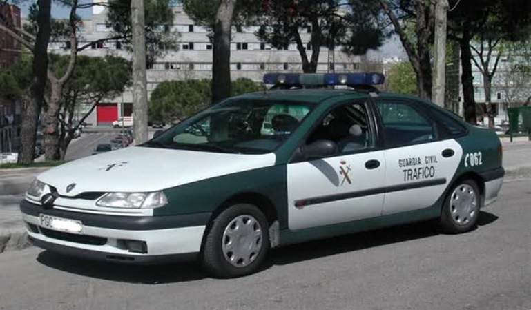 Sargento de la Guardia Civil borracho multado