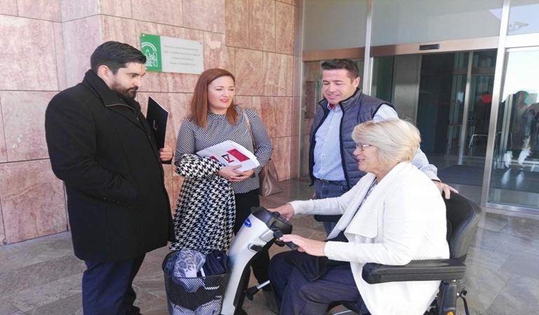 Multa a silla de ruedas en Málaga anulada