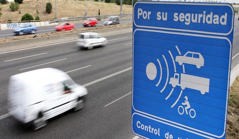 Un radar a 20 kilómetros por hora