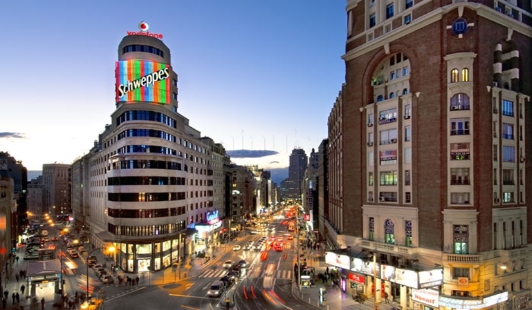 La Gran Vía se cortará al tráfico en enero