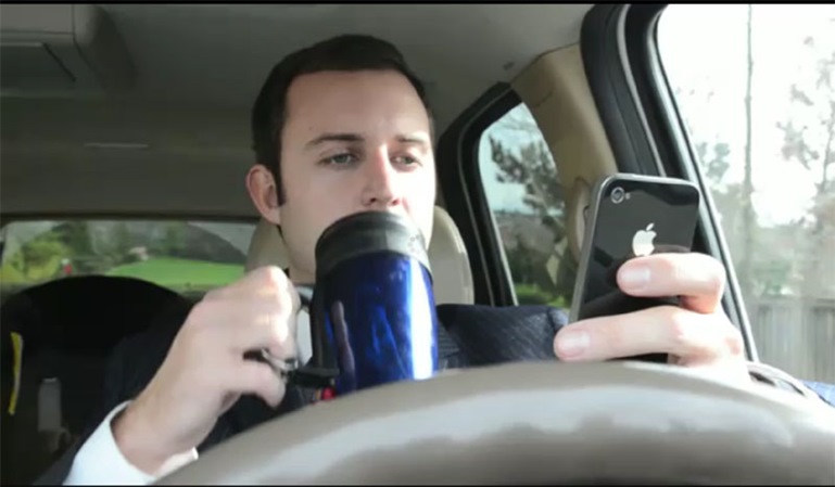 Las distracciones al volante