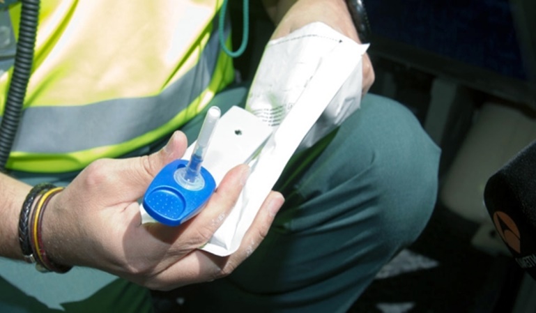Un conductor da positivo en todos los test de drogas
