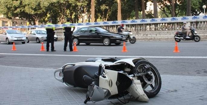 Barcelona preocupada por el aumento de accidentes de tráfico en motoristas