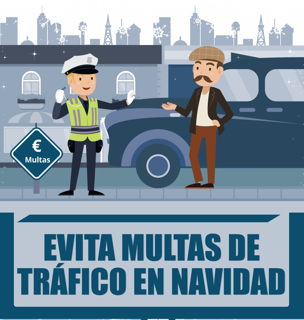 Evita las multas de tráfico en Navidad