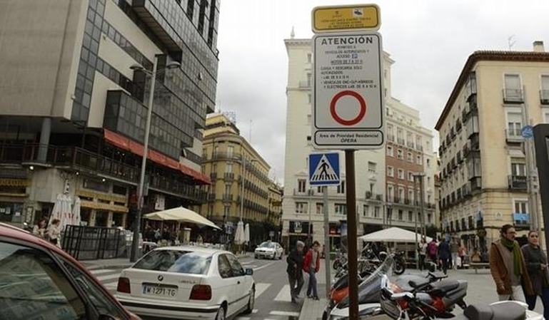 Multas mal señalizadas, trampa en el centro de Madrid