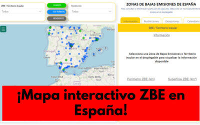 ¿Qué ciudades tienen operativa las Zonas de Bajas Emisiones (ZBE)?
